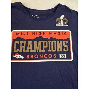 Nike Men’s XXL Denver Broncos Superbowl‎ 50 T-Shirt